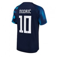 Kroatien Luka Modric #10 Auswärtstrikot WM 2022 Kurzarm